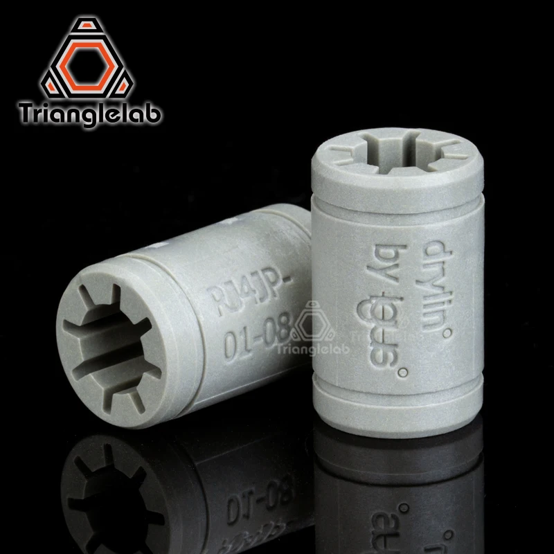 Trianglelab-rodamiento lineal para impresora 3d, dispositivo de impresión RJ4JP01Non-counterfeit, LM8UU, para Reprap Anet A8 Prusa I3