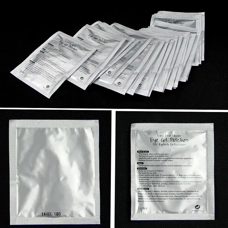 100 pairs/lot Eye Pad For Eyelashes Extension patches eyelash under eye pads lash extension Makeup and Accessories