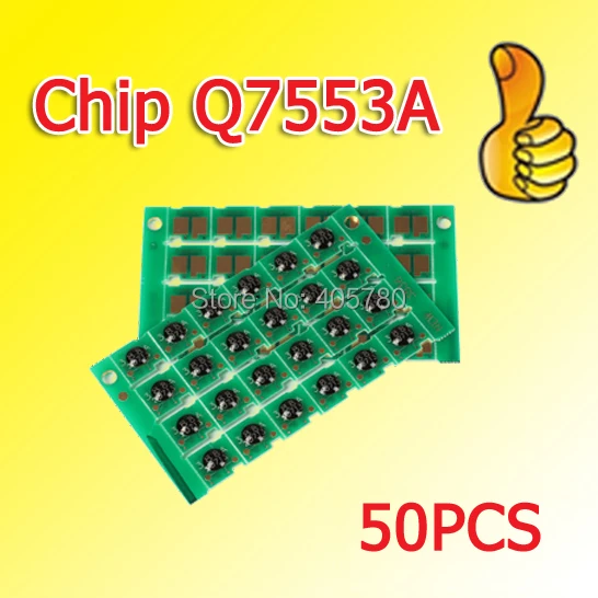 7553A chip, 7553 toner chips compatible for P2015/P2015d/P2015n/P2015dn/M2727 ++