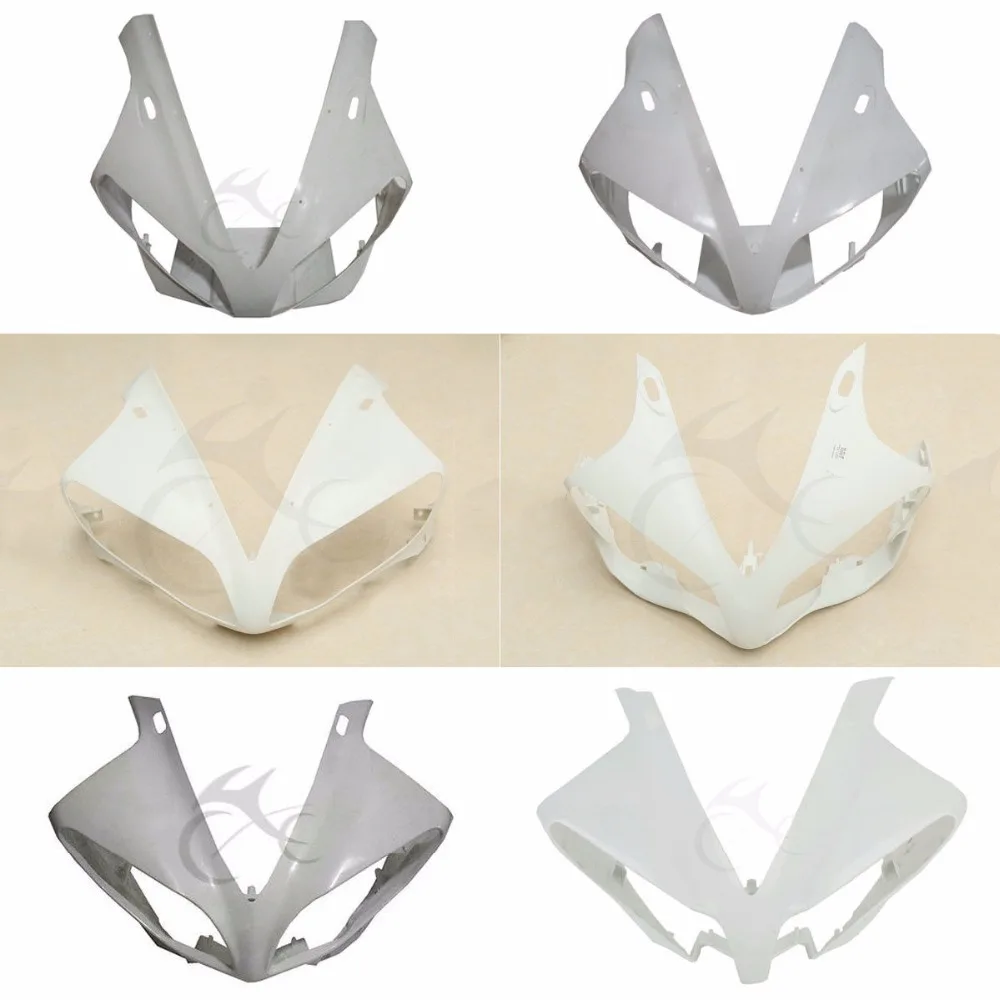 

Motorcycle Unpainted Upper Front Fairing Cowl Nose For Yamaha YZF R1 2000-2014 2009-2011 2012-2014