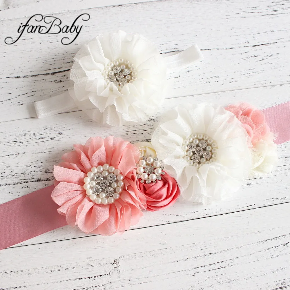 

Fashion women belt ,girl flower sash belt,wedding sash ,flower Sash belt matching fabric flower 1 SET