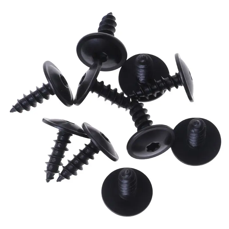 10pcs Engine Cover Undertray Splashguard Wheel Arch Torx Screw For V.W Au.di 5x16mm Clips