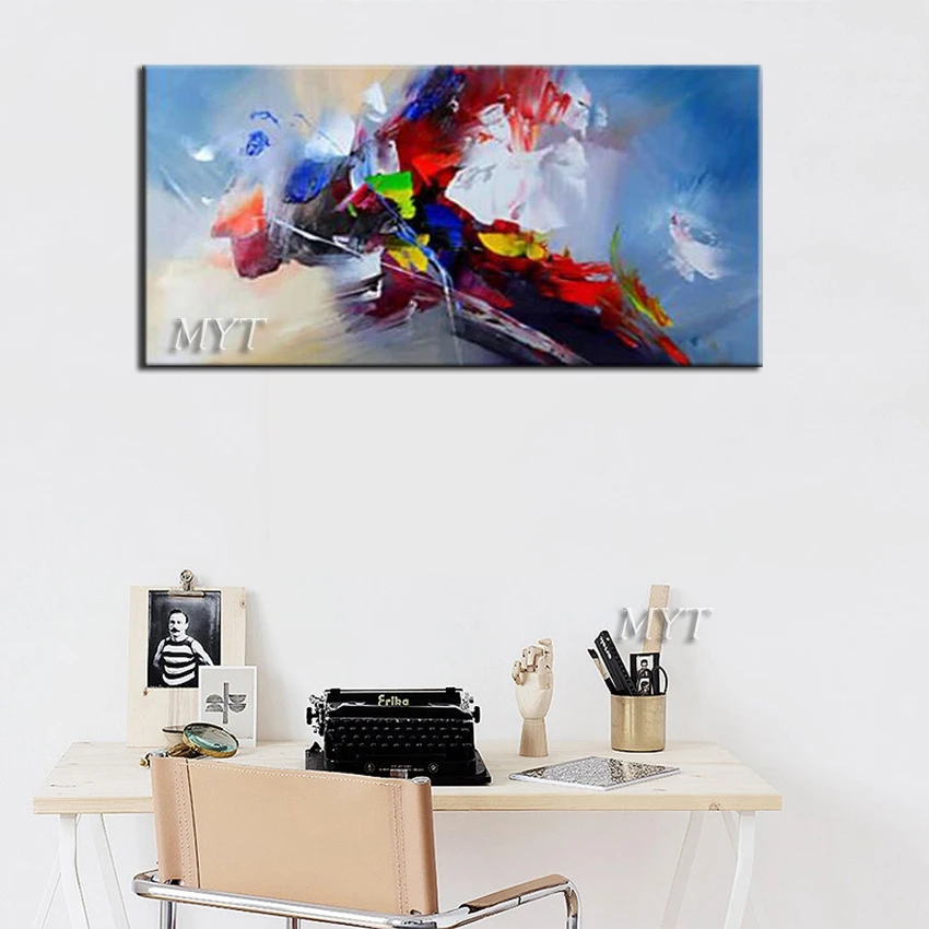 Sale Top Fashion Single Canvas Paint By Number Free Delivery, Abstract, Painting Hand, Canvas, Wall Art Living Room 