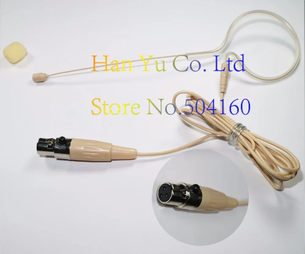 

4pcs Free Shipping Ear Head Headset Mic Headworn Microphone For ALL XLR 3PIN TA3F Drop Shipping