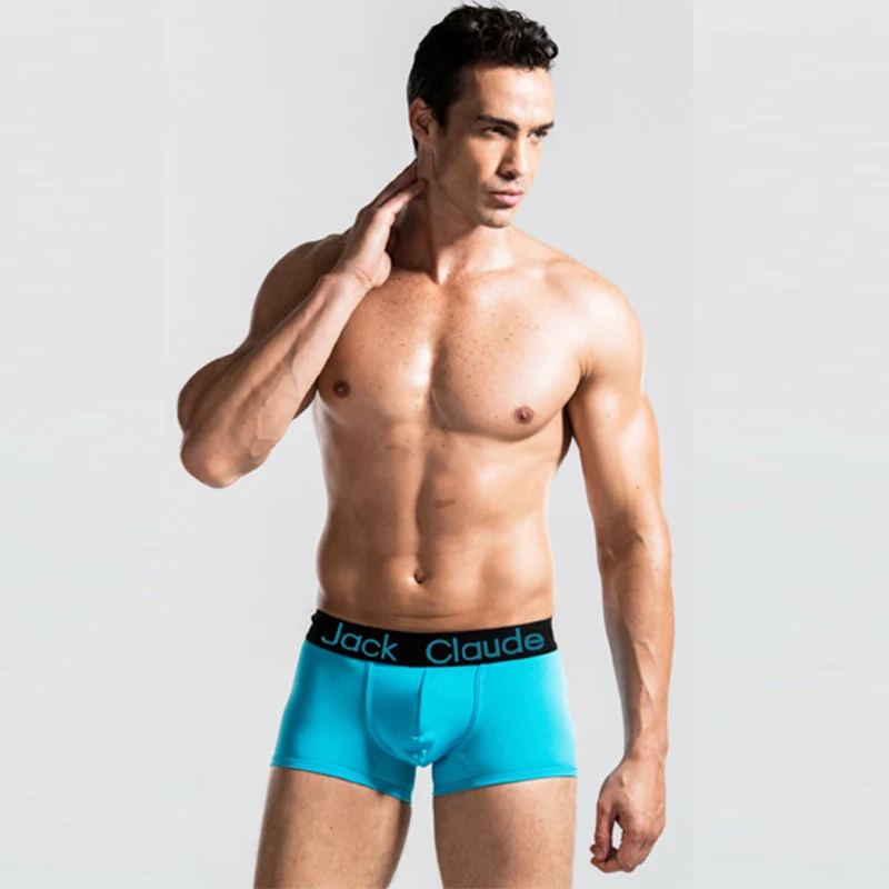 10 pezzi Jack Claude intimo uomo Boxer marca uomo Boxer modale Sexy Cueca Boxer uomo 10 pezzi intimo uomo mutande