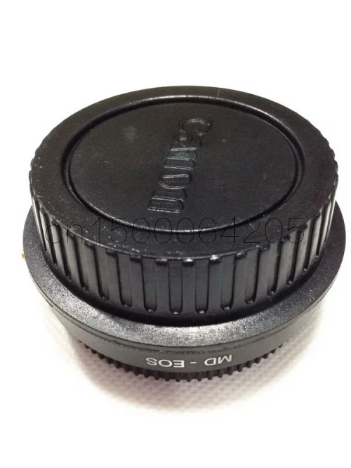 Adaptador de lentes para minolta md mc, adaptador para lente de corpo infinito com queda de vidro