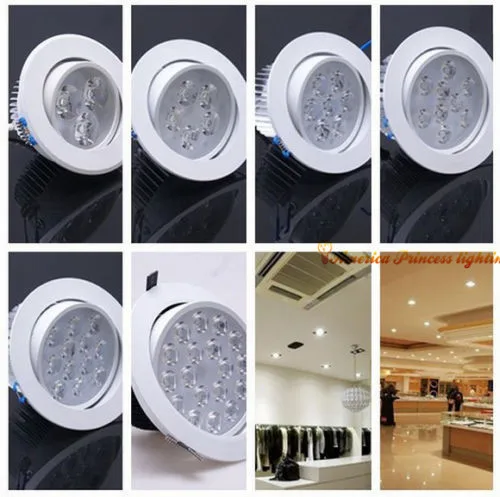 LED Ceiling 18w 15w 12w 9w 7w 5w 3w Recessed Lamp Downlights Living House Lights