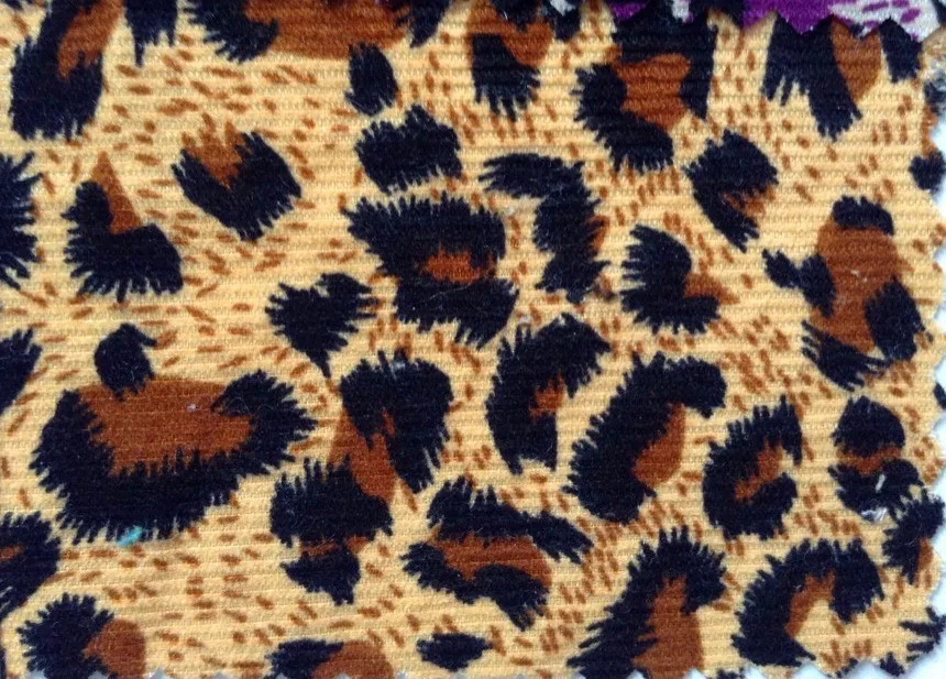 

Fashion print corduroy fabric,cute puma print,jaguar skin,elegant and luxurious,soft and tender touch, XERY-A90-1