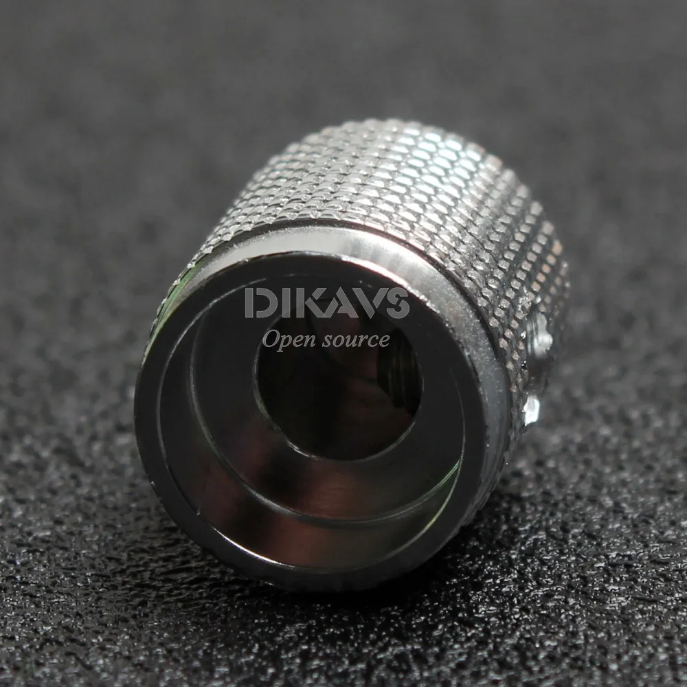 Katı alüminyum potansiyometre kodlayıcı topuzu ses düğmesi 16x14mm