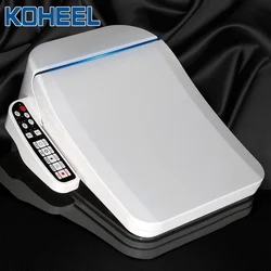 KOHEEL square smart toilet seat cover electronic bidet toilet bowls seat heating clean dry intelligent toilet lid for bathroom