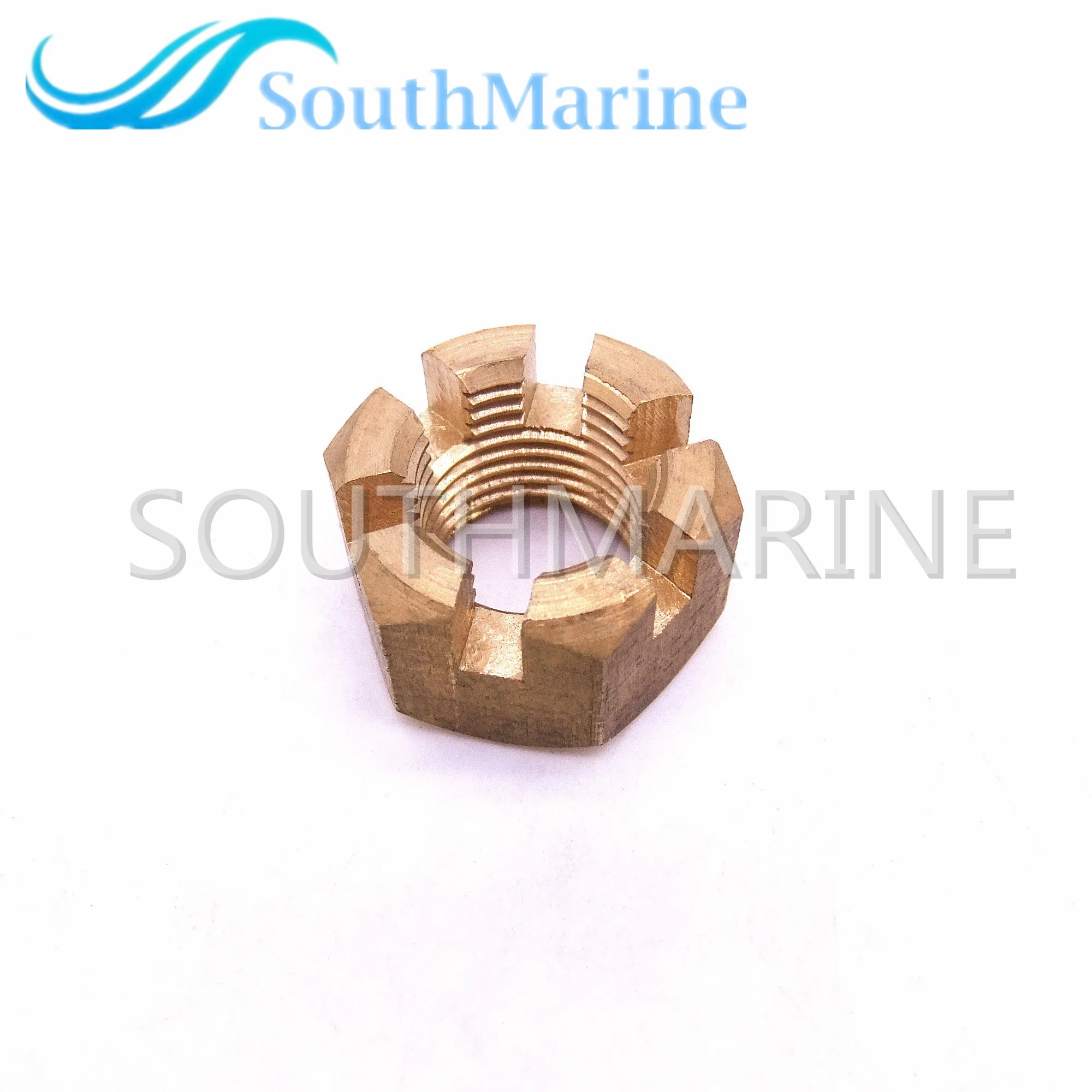 Marine Parts 90171-16011 Nut, Propeller Castle for Yamaha 40HP 50HP 55HP 60HP 70HP 90HP Outboard Engine