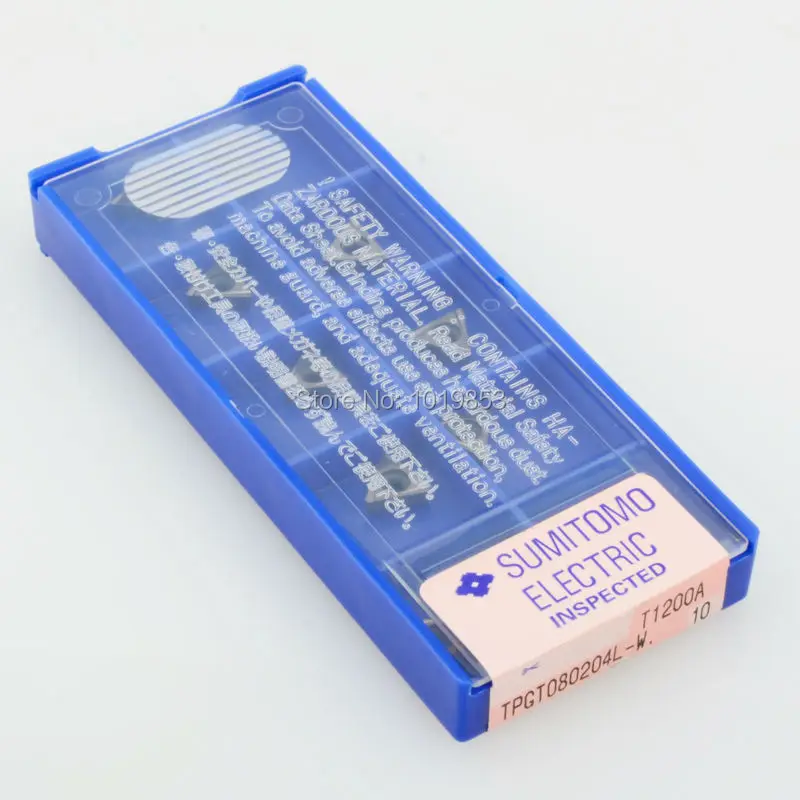 GIAPPONE originale TPGT080202 L-W TPGT080204L-W T1200A noioso inserti carburo di Tornitura inserti per tornitura portautensili