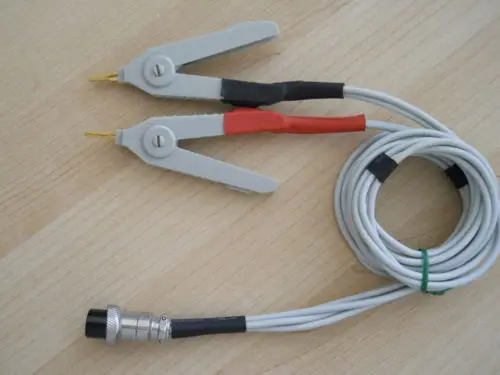 سريع وصول TONGHUI 26004A كلفن تيار مستمر منخفضة المقاومة اختبار كابل/اختبار كليب ، ohmmeter اختبار كليب لاختبار المقاومة