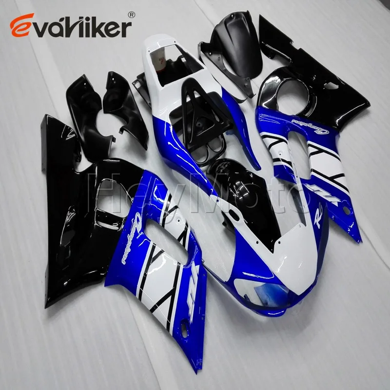 

Motorcycle cowl for YZF-R6 1998 1999 2000 2001 2002 white blue ABS Body Kit motor Fairing