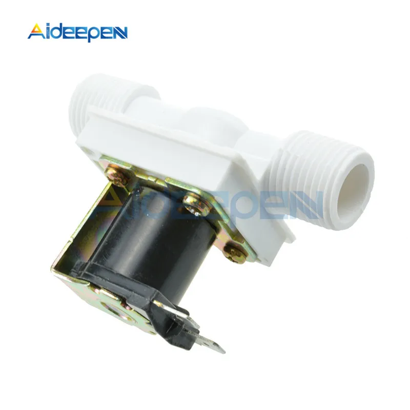 DC 12V AC 110 220V Plastic Solenoid Valve Magnetic Washing Machine Dispenser Drinking Water Pneumatic Pressure Controller Switch