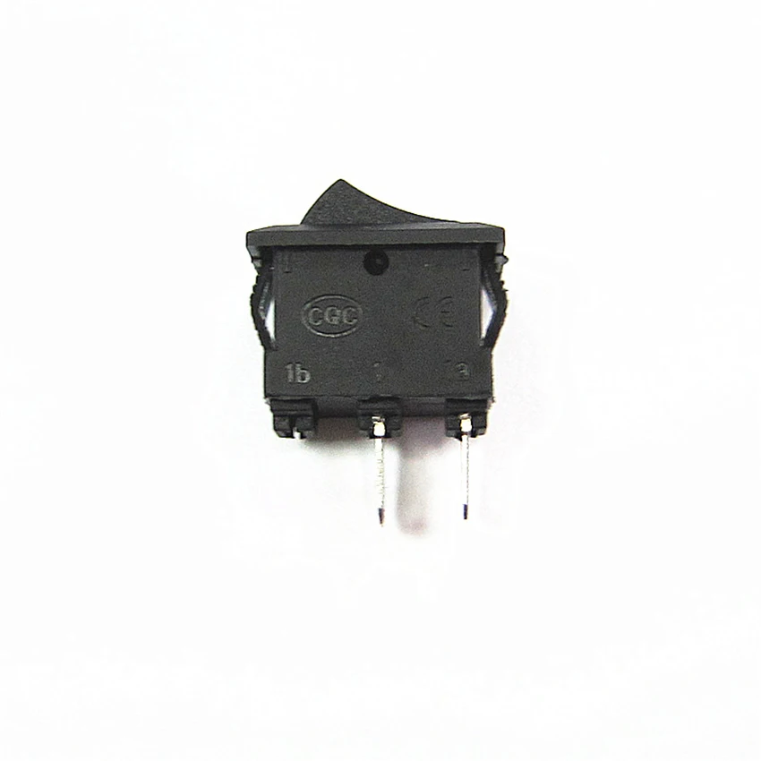 5pc/set Delicate Rocker Switch 10 * 15 mm AC 3A/250V  6A/125V 2 Pin Red Black ON/OFF I/O Micro switch
