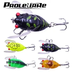 1pcs Fishing Lure Bass cicada iscas 6g 4.7cm Insects Fishing Bait hard bait for catch Carp Trout crankbait topwater wobblers