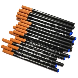 12PCS/LOT Ceramic RollerBall pen refill BLACK or BLUE Schmidt SRC 888 F executive stationery set student supplies