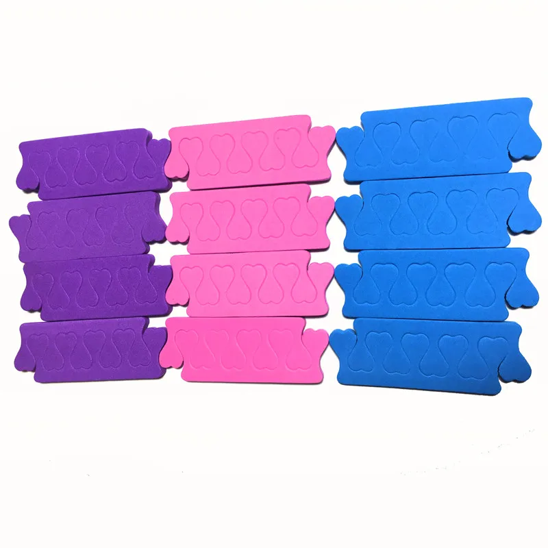 

200pcs (100 pairs) EVA Foam Toe Separator Soft Sponge Nail Tools Toe Finger Separator Feet Care Braces & Supports Nails Tools