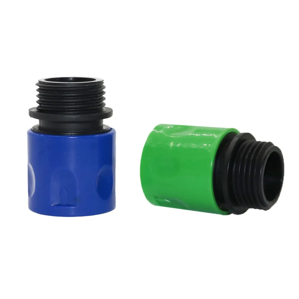 

2 Pcs 3/4 Inch American Standard European standard Male Quick Connector Garden Irrigation Pipe Hose Couping Adapter Connectors