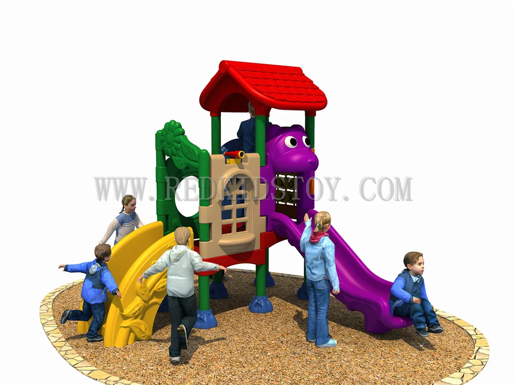 Exported to Nicaragua Safety Kindergarten Plastic Playground CE Certified Plaza De Juegos  HZ-ML165201