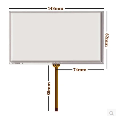 

10pcs/lot 148*82 mm New 6.1 inch resistance touchscreen