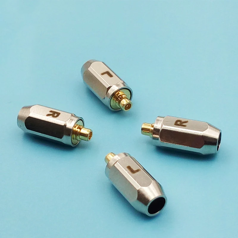 

4 pcs DIY earphone Hexagonal metal headphone upgrade mmcx pin for SE535 SE846