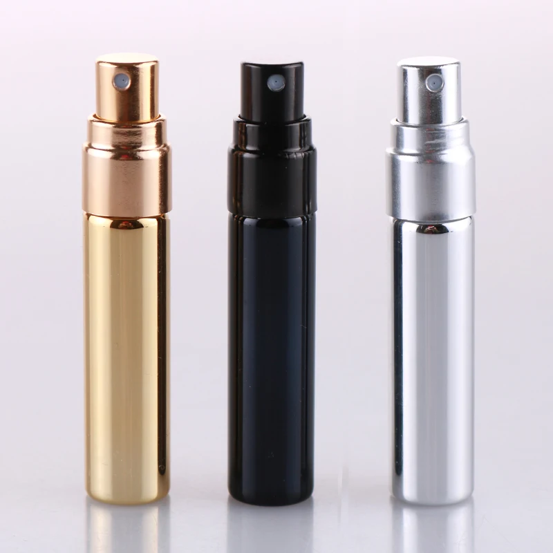 5pcs/lot 5ML Colorful Empty Glass Spray Bottles Refillable Portable Mini Sample Perfume Bottle Atomizer Cosmetic Contaier