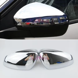 Accessories For Peugeot 5008 3008 2017 2018 Highlight Silver Door Mirror Overlay Rear View Cover Trim Chrome Car Styling