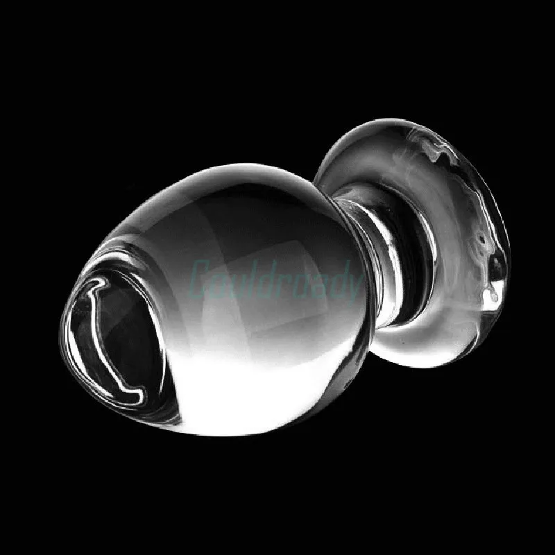 Large Crystal Butt Plug Vagina Ball Big Pyrex Glass Anal Dildo Bead Adult Sex Toys for Women Men Gay Masturbator