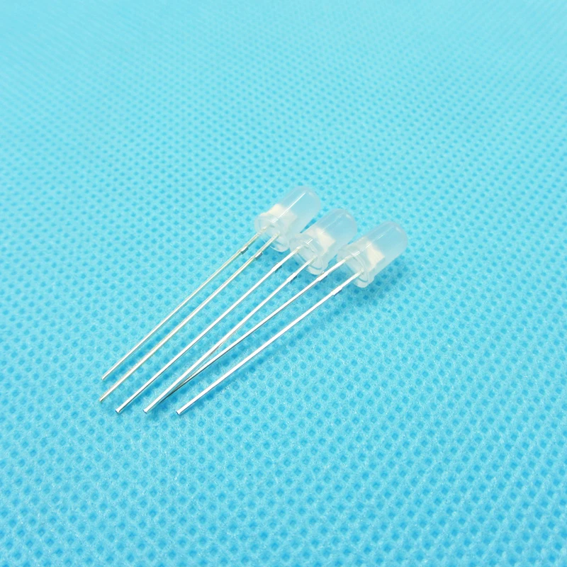 100 stks/partij 5mm Roze LED Ronde Light Emitting Diode Diffuus Mistige Ultra Heldere Lamp Kraal Plug-in DIY Kit groothoek DIP