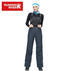 RUNNING RIVER – pantalon de Ski gris pour femme, avec bretelles, taille s-3xl # B4065, chaud, livraison depuis la russie et la chine