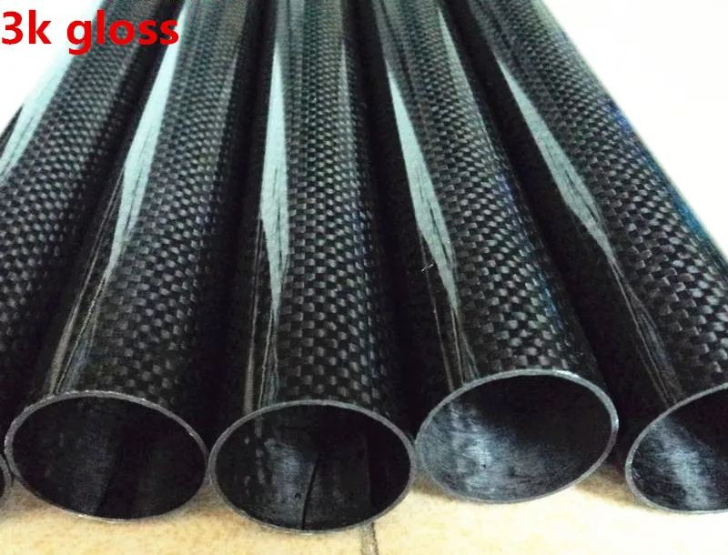4pcs/lot 8MM OD x 6MM ID x 500MM Roll 3k Matte Carbon Fiber tube Quadcopter arm Hexrcopter Remote Control Toy parts