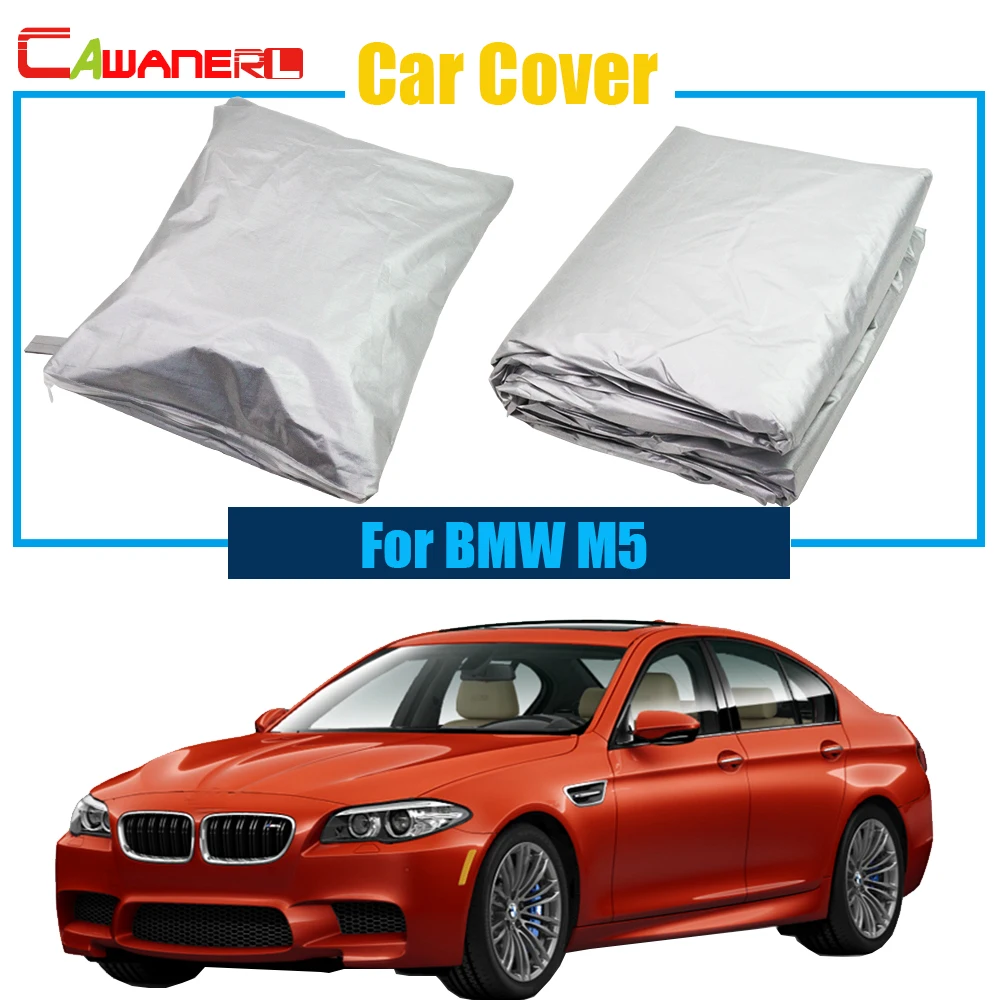

Cawanerl Car Cover Anti UV Rain Snow Resistant Sun Shield Cover Car-Cover Dustproof For BMW M5