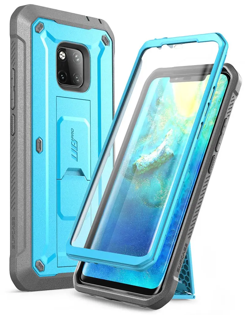 360° Schutz Hülle Für Huawei Mate 20 – Transparente TPU Silikon Komplettschutztasche Mit Displayfolie