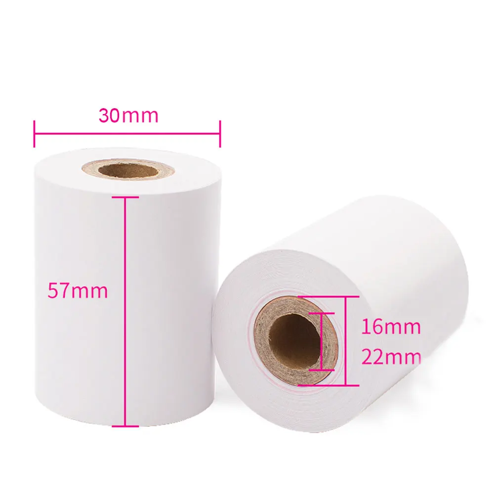 NETUM termiczny rolki papieru kasa fiskalna papier pokwitowań 58mm/80mm (10 rolek w etui)