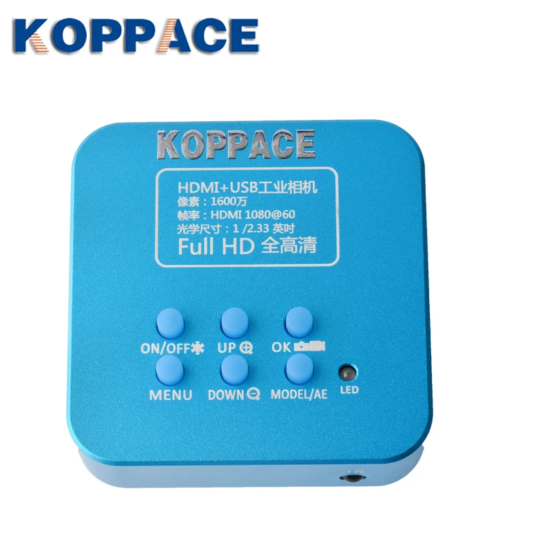 KOPPACE HDMI High-Definition Microscope Camera 16 Million Pixels High Definition Industrial Microscope Camera