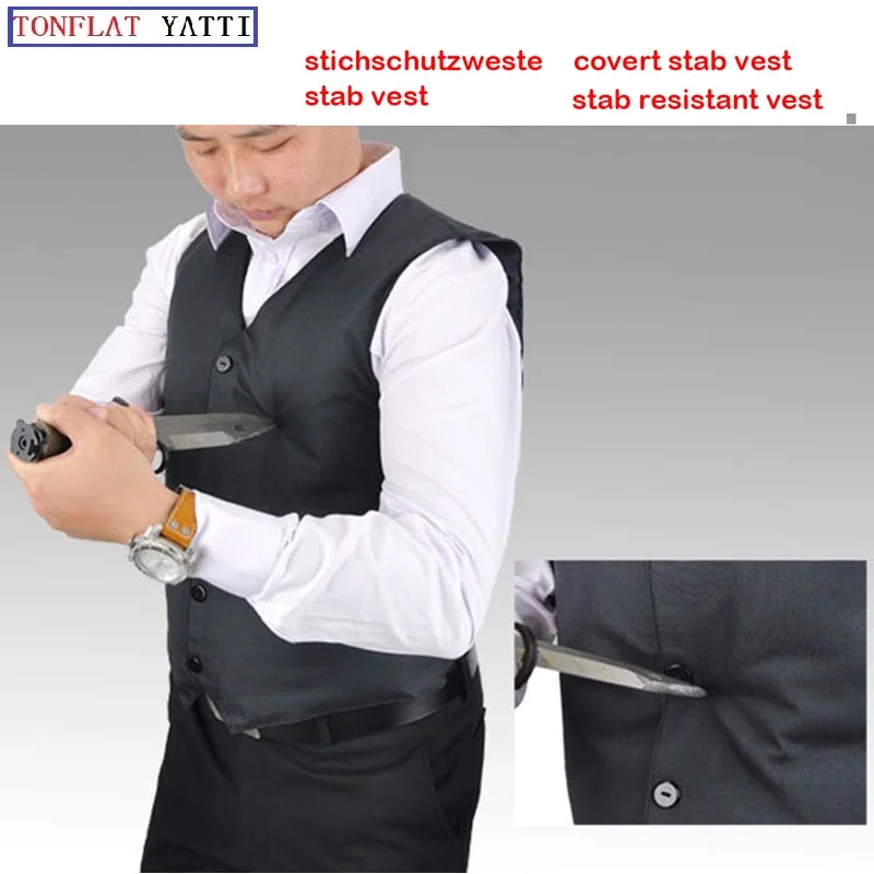 Self-defense Soft Covert Stab Vest 16-layer High-performance Polyethylene And Aramid Fiber Mixed Cut Resistant Stichschutzweste