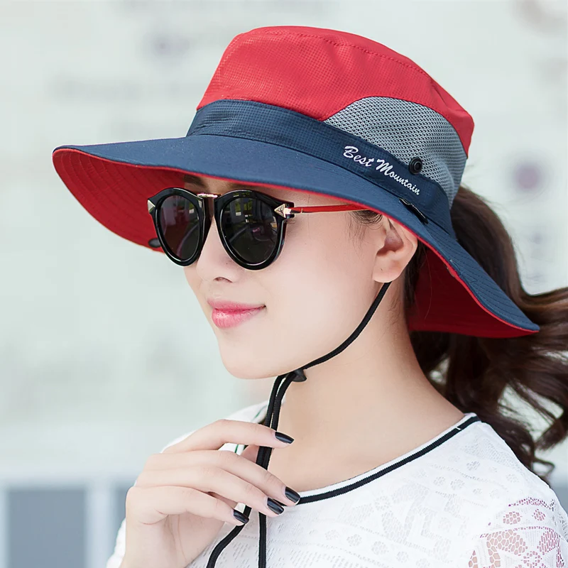 

Adult Summer Travel Cap Students All-match Sunscreen Cap Girls Beanie Female Korea UV Sun Hat B-8090