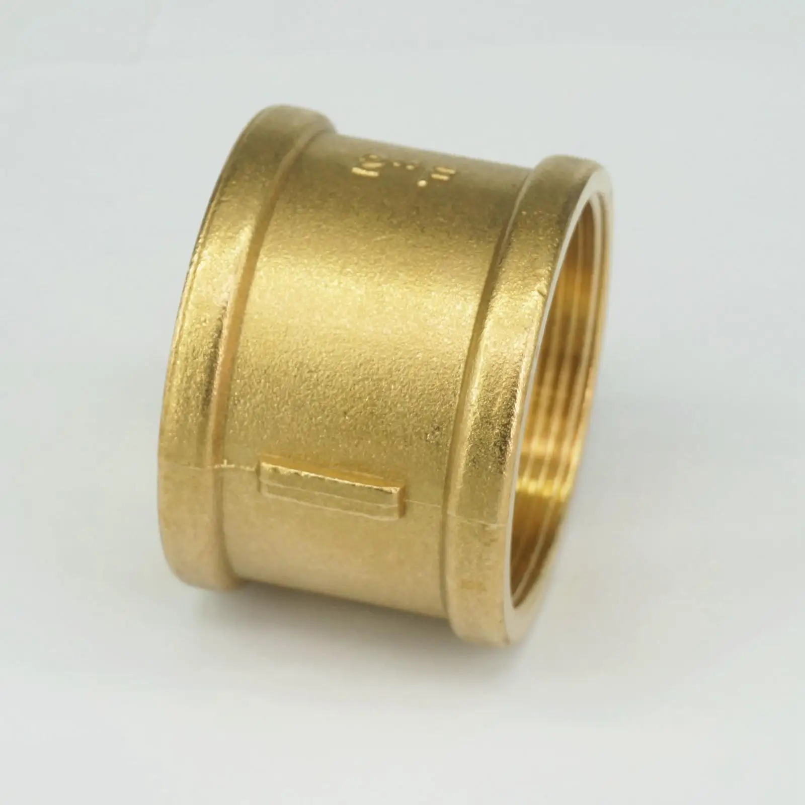 2" BSP Female Thread Brass Pipe Fittings Round Nut Rod Connector Coupling Full port
