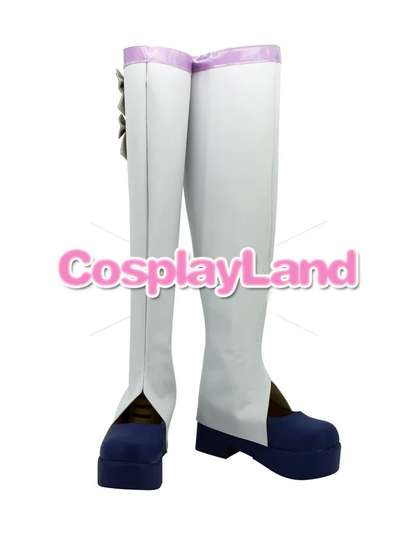 AKB0048 Yuka Ichijo Long Flat Cosplay Shoes Boots For Adult Women's Halloween Party Cosplay Boots Custom Made