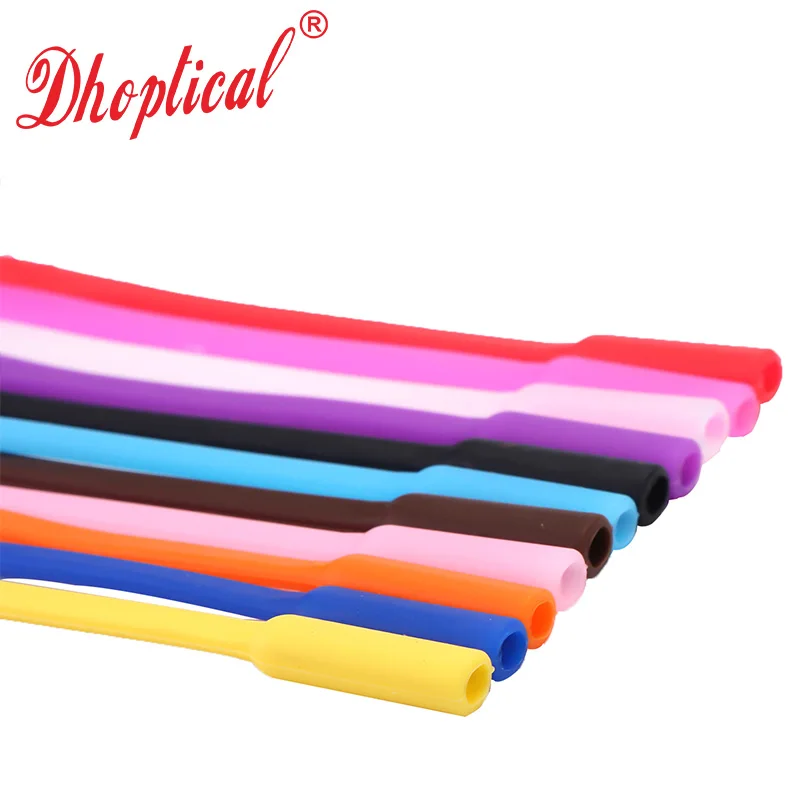 Kính Mắt Trẻ Em Giá Đỡ Con Dây Silicone, Mắt Kính Dây 12 Màu Sắc Dây Đeo Kính Thể Thao Dây Chuyền 20 Chiếc