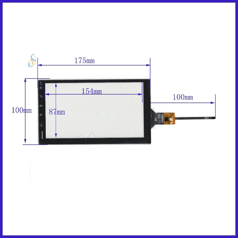 

ZhiYuSun New 7inch 175*100Capacitive esolution Glass Sensor Free Shipping GT911 compatible TPC0013