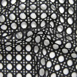 Black Mesh Lace Fabric, Sexy Perspective Outfit, Summer Dress Apparel, Sewing Cloth, DIY, White Curtain, Patchwork, Fashion, Cya