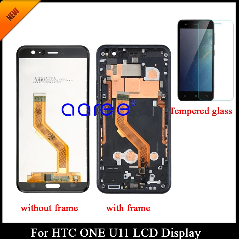 100% tested Grade AAA LCD Display For HTC U11 U-3w W-1w For HTC U11 U-3w W-1w Display LCD Screen Touch Digitizer Assembly