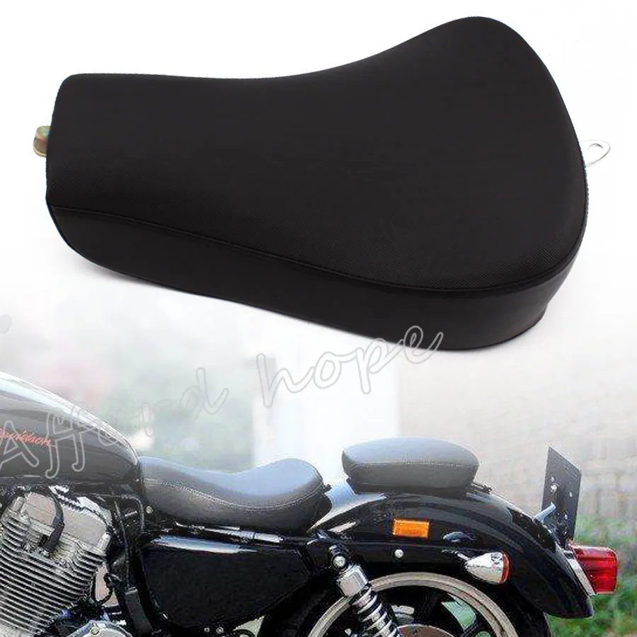 for Harley Sportster Forty Eight XL1200 883 72 48 Motorcycle Leather Driver Pillow Solo Seat Front Cushion Sofa Tour Seat Bench