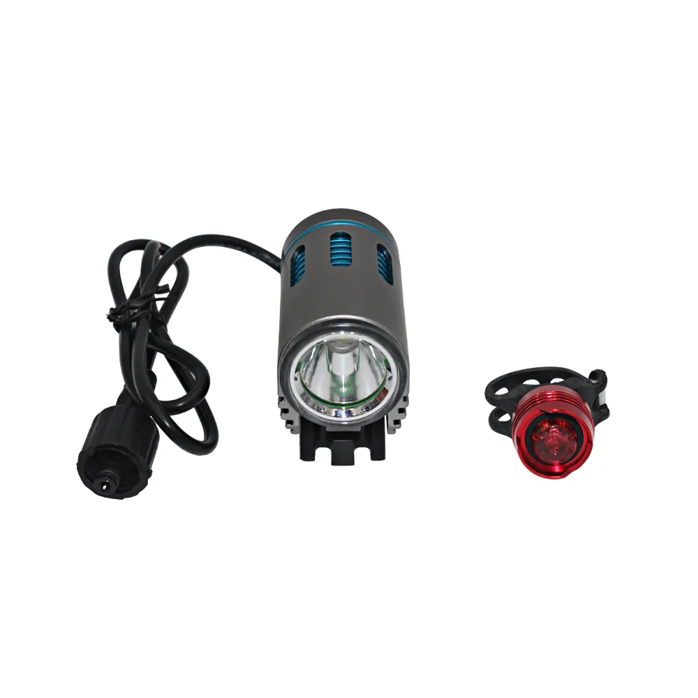 XM-L2 LED Bicycle flashlight Bike DC Port Front Lamp Head Bicycle Bike Lamp Light Headlight Torch 4 Mode Flashlight