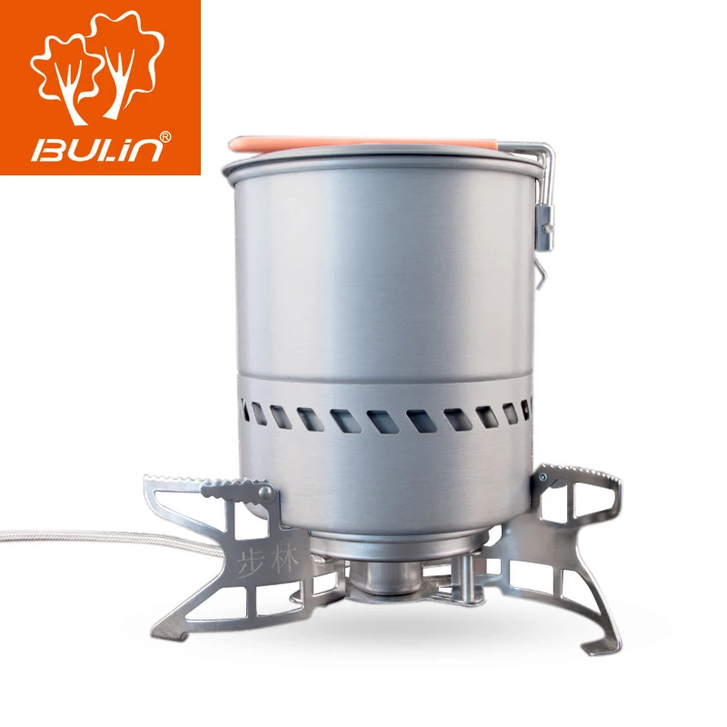 BULIN BL100- B15 gas stove + 1.5 pot pot Outdoor Camping Hiking Cooking Set gas burn and Cookware