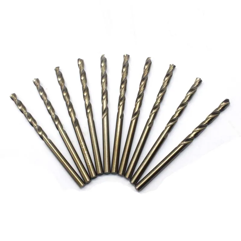 10 pz M35 4.3mm di acciaio Al Tungsteno drill bit interno fredda di raffreddamento esterno integrale lega di tungsteno acciaio etero tibia di torsione trapano