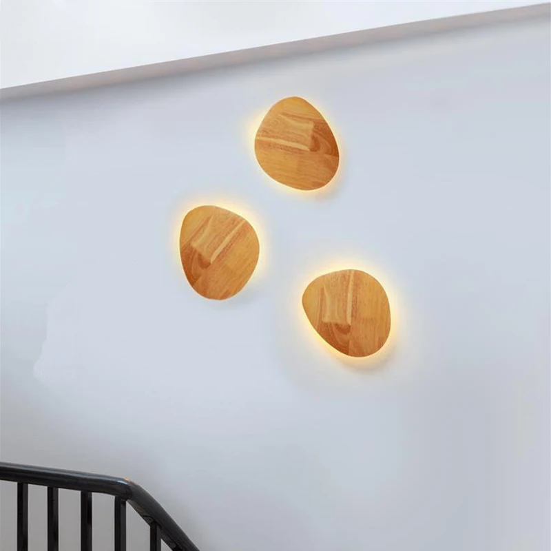 Wood Led Wall Light Applique Murale Luminaire Arandela Led Wall Lamp Wandleuchte Home Lighting Wall Decor Wall lights